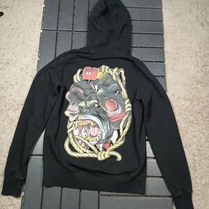 Slaycold Apparel‎ REIGN OF BLOOD 3.0 Small- HEAVY OVERSIZED HOODIE DEFEAT - BB76